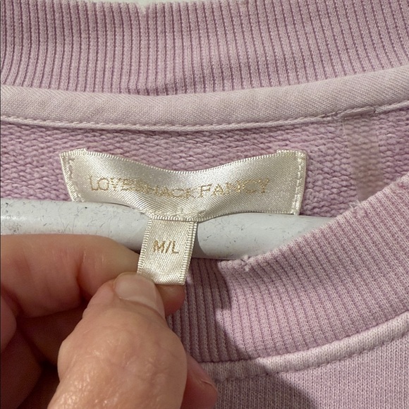 LoveShackFancy Lavender PALO PULLOVER - lavender FLORAL - Picture 3 of 5